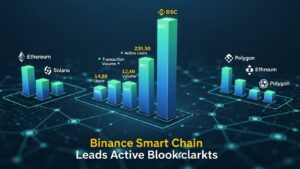 Binance Smart Chain leads active blockchains at the beginning of the year