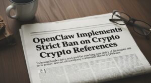 Strict ban on crypto references introduced by OpenClaw
