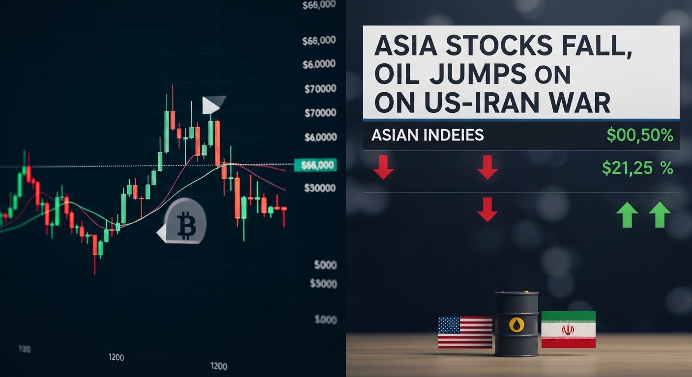 Bitcoin steady near $66,000 as Asia stocks